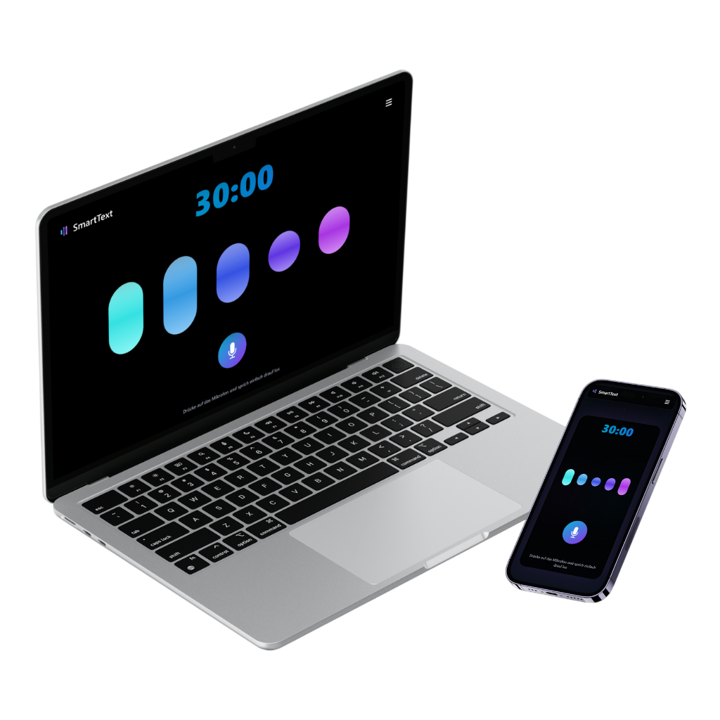SmartText auf verschiedenen Geräten